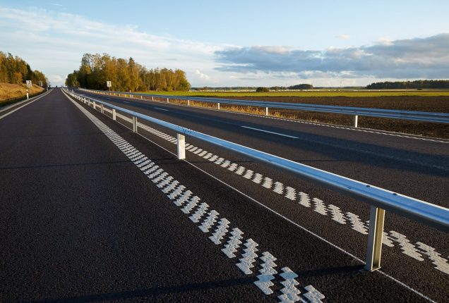 guardrail on highway
